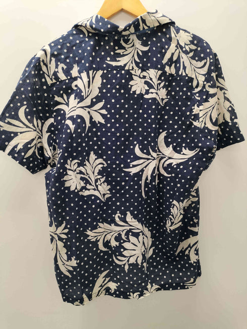 ティグルブロカンテ TIGRE BROCANTE ドット 総柄 開襟 S/S アロハ シャツ メンズ JPN:2